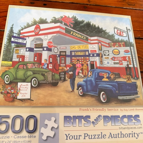 Frank's Friendly Service Jigsaw Puzzle 500 Pieces Bits & Pieces NWT - Picture 4 of 8